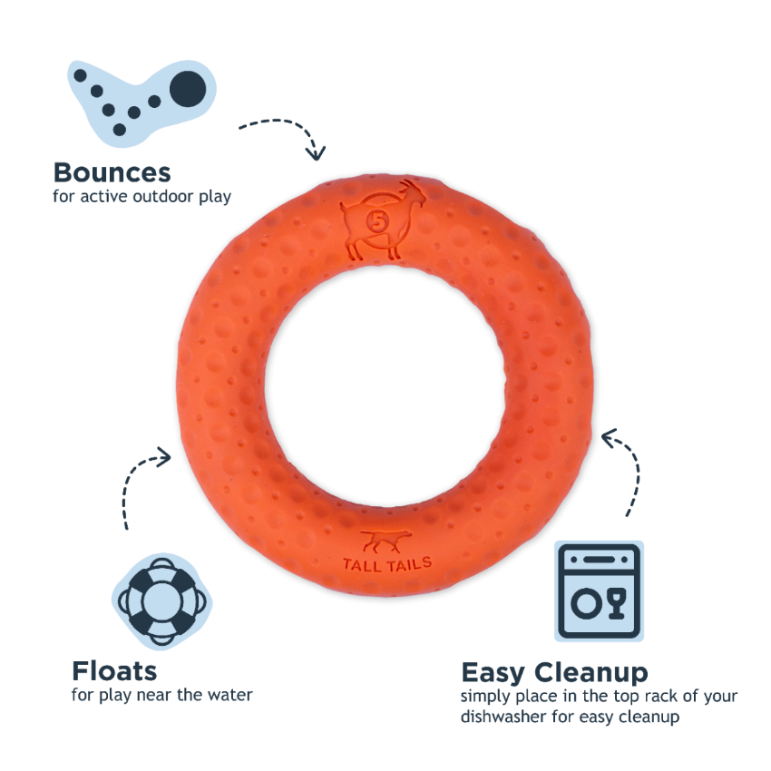 Tall Tails - Rubber Toy - G.O.A.T. Rubber Sport Ring