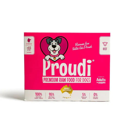 Proudi Dog - Single Protein Beef Raw Dog Food
