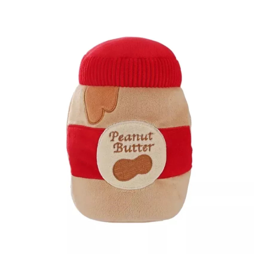HugSmart－Food Party – Peanut Butter Jar Dog Toy