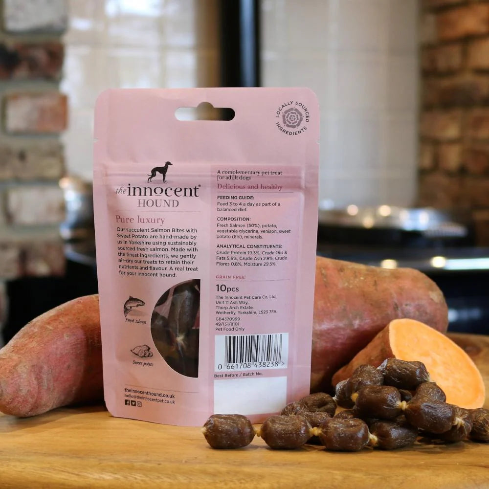 The Innocent Hound - Salmon Bites with Sweet Potato