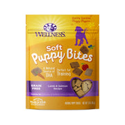 Wellness - Puppy Bites 羊肉三文魚幼犬軟零食 - 3oz