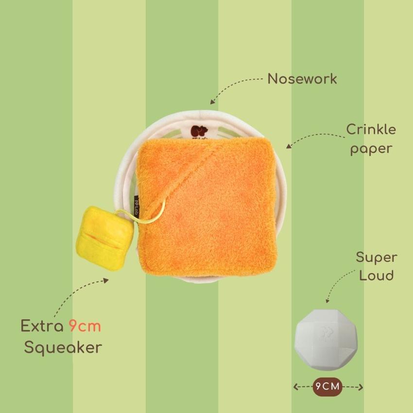 PP LAB - French Toast Combo Plush Toy