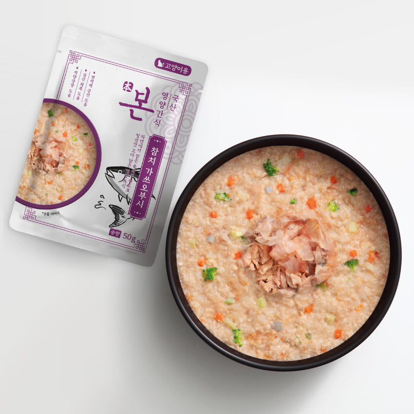 Bon Cat Nutrition Porridge - Tuna & Katsuobushi 50g