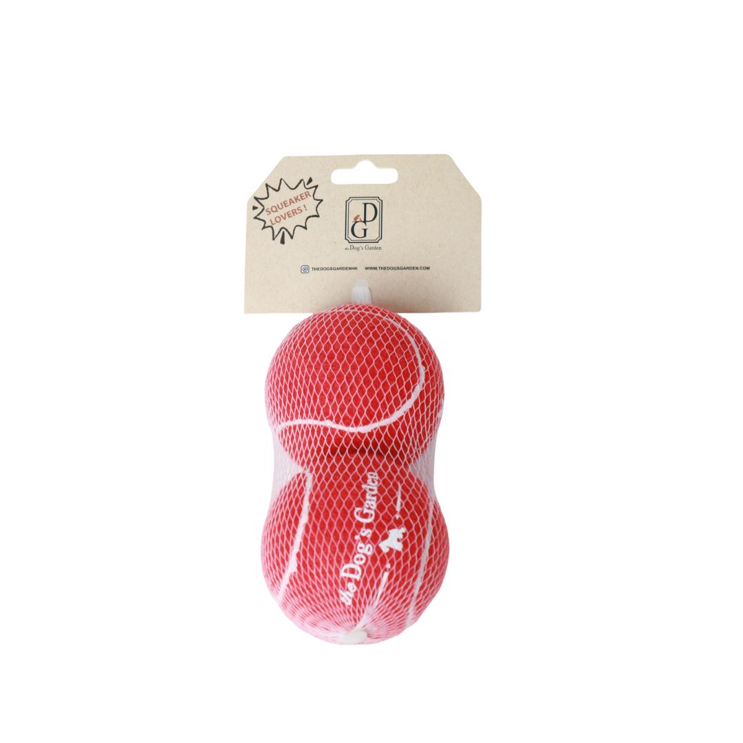the Dog’s Garden Tennis Ball – Red – 2.5” – 2pcs pack