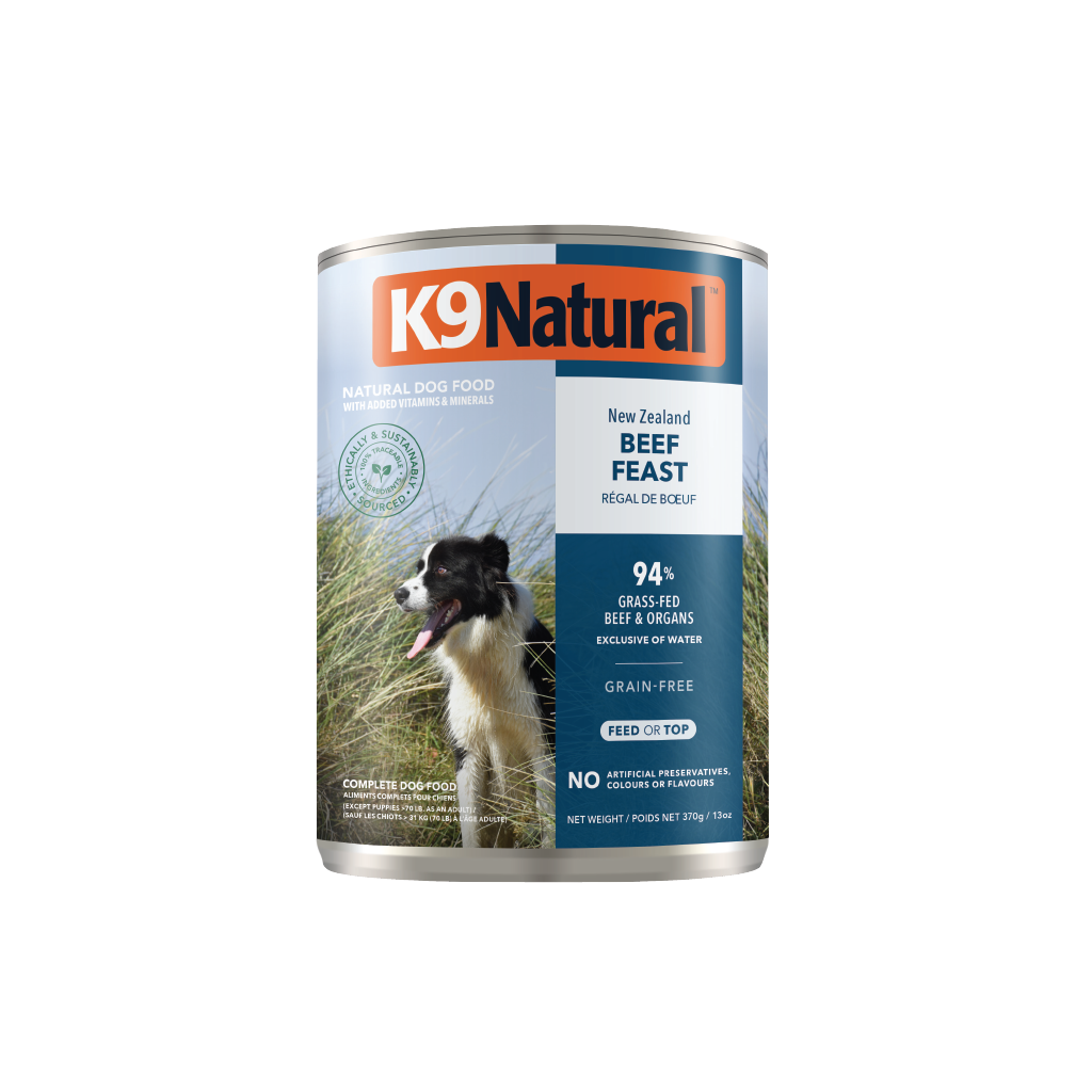 K9 Natural - Beef Feast Canned Dog Food (370g)