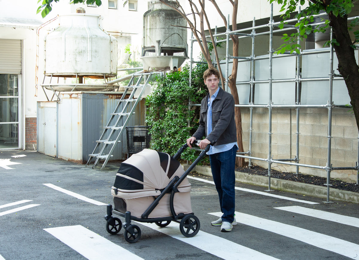 Pompolarr 經典寵物手推車