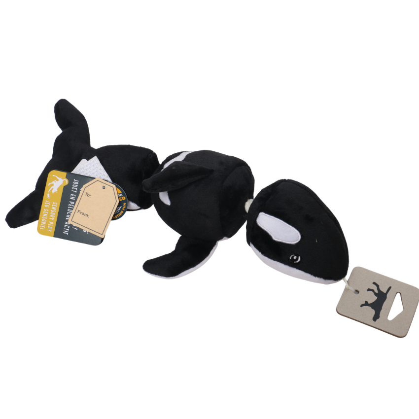 Tall Tails 14吋靈動關節毛絨殺人鯨犬用玩具