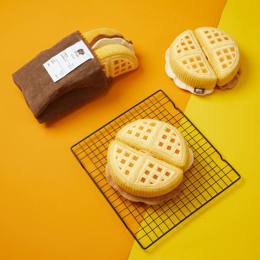 PP LAB - Waffle with Paper Bag Combo Plush Toy