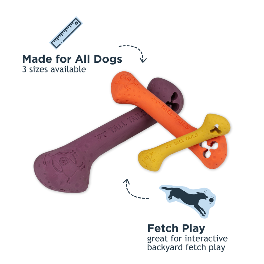 Tall Tails - Rubber Toy - G.O.A.T. Rubber Sport Bone