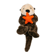 Tall Tails - Plush Toy - Rope Body Otter Squeaker Toy - 13"