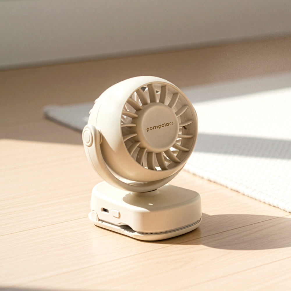 Pompolarr Portable Mini Fan - Beige