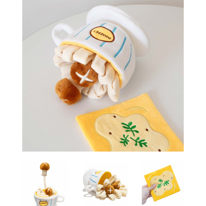 POOZPET Puff Paw Soup Snuffle Toy