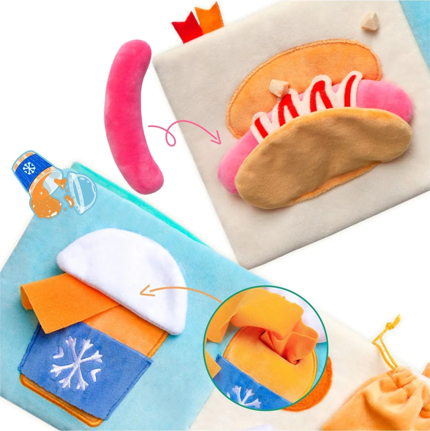 POOZPET 712 Food Guide Snuffle Book