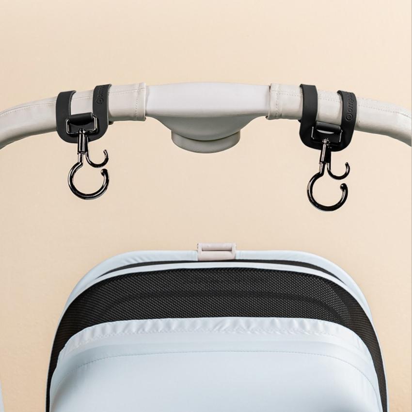 Pompolarr - Pet Leather Hook / pair - Beige