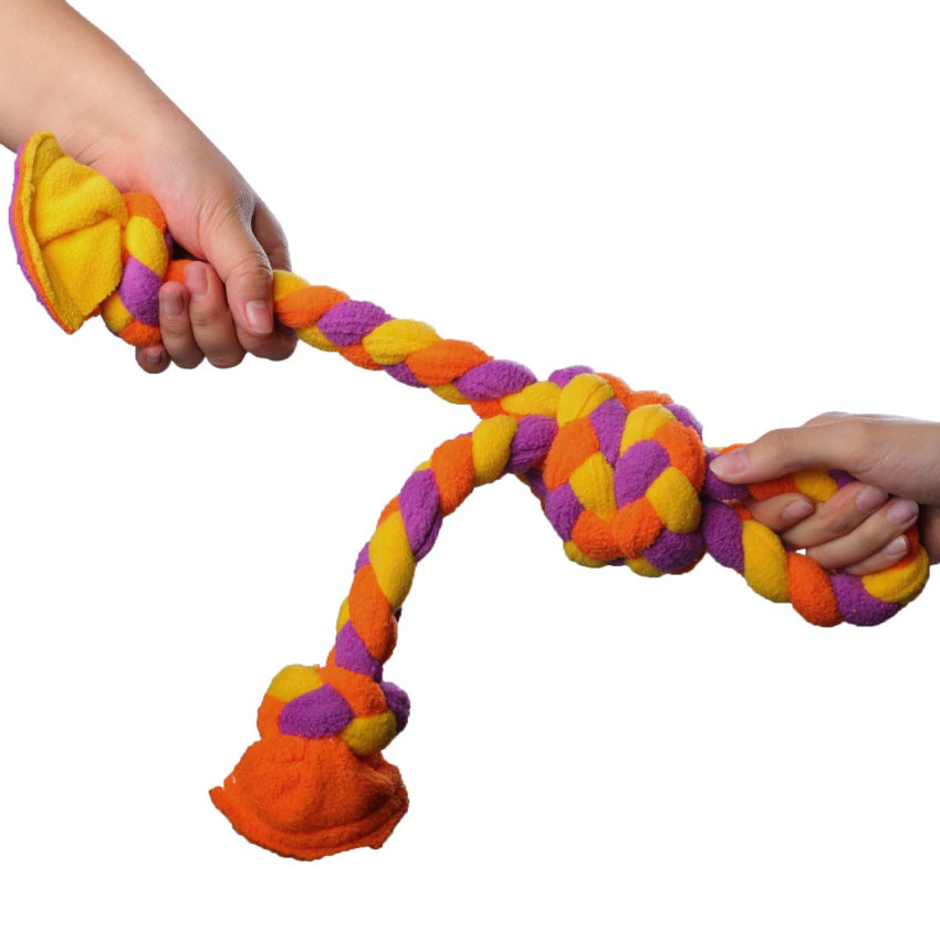 Tall Tails - Braided Toy - GOAT Braided Fleece Tug Toy - 15"