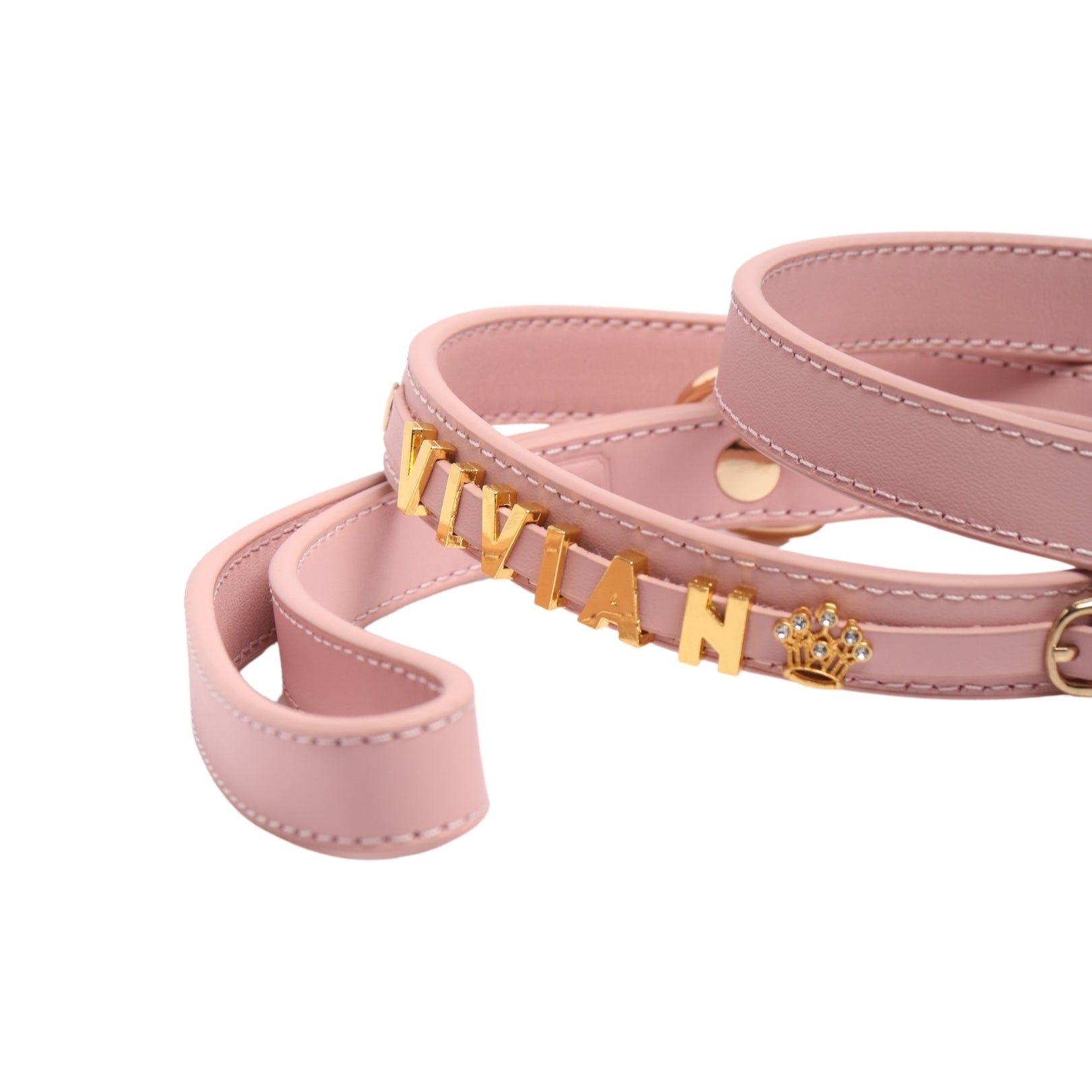 the Dog's Garden - Leather Collar (Add your pet's name)