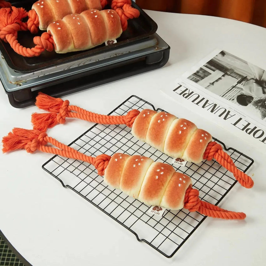 PP LAB - Sausage Bun Plush Toy - Small