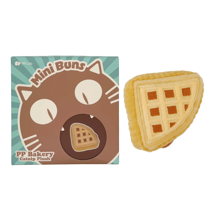 PP Lab Cat Mini Bread Catnip Toy (Waffle)