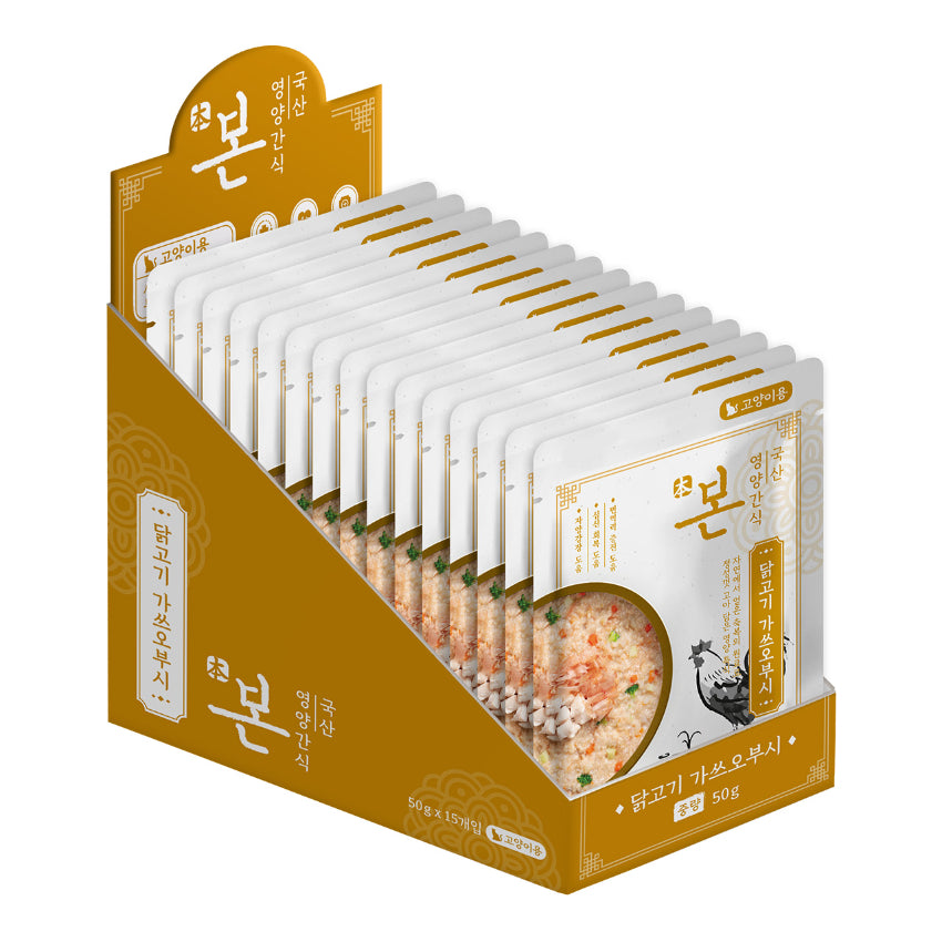 Bon Cat Nutrition Porridge - Chicken & Katsuobushi (50g)