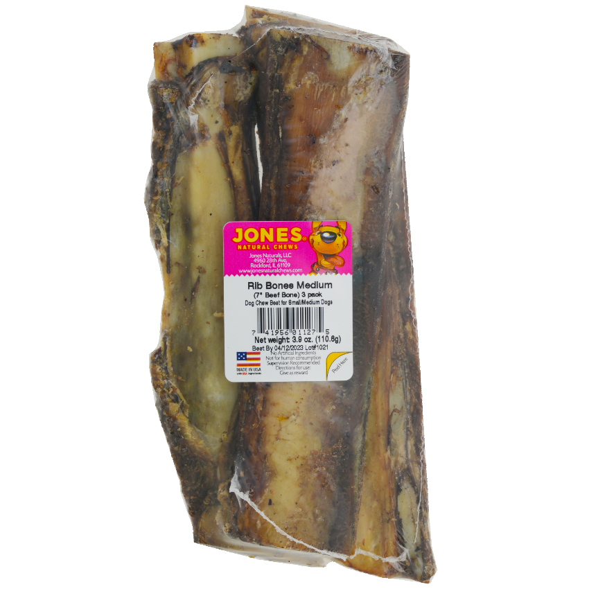 Jones - Natural Chews 美國天然煙燻牛肋骨 (7英吋)