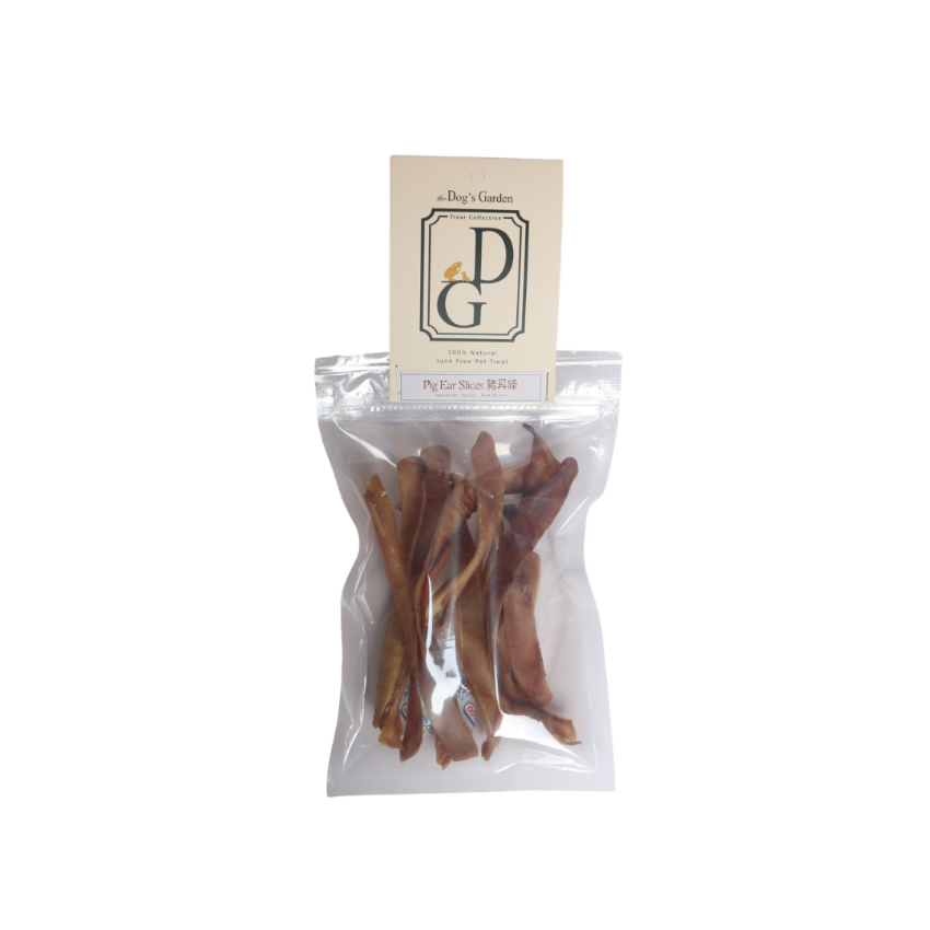 the Dog's Garden - Air Dried Treat - Korean Pig Ear Slices