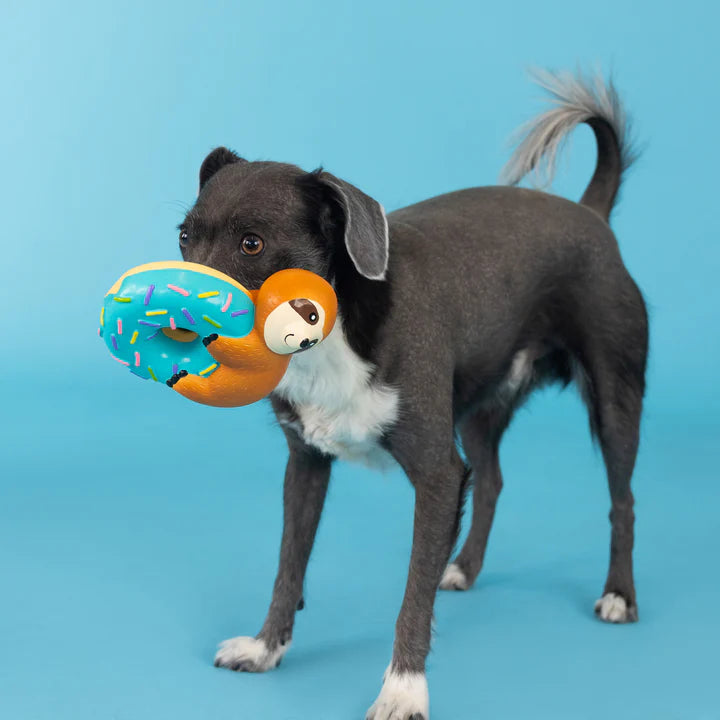 Petshop - DONUT WORRY ABOUT A THING LATEX DOG TOY