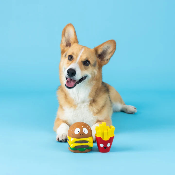 Petshop - BIG BUNS, SMALL FRY 2 PIECE LATEX DOG TOY