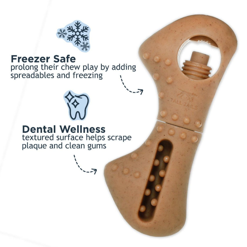 Tall Tails - Rubber Toy - Treat Bone Chew