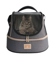 Zu&Lu HAPPY CAT 3-in-1 Cat Carrier, House & Bed (Frosty Mint)