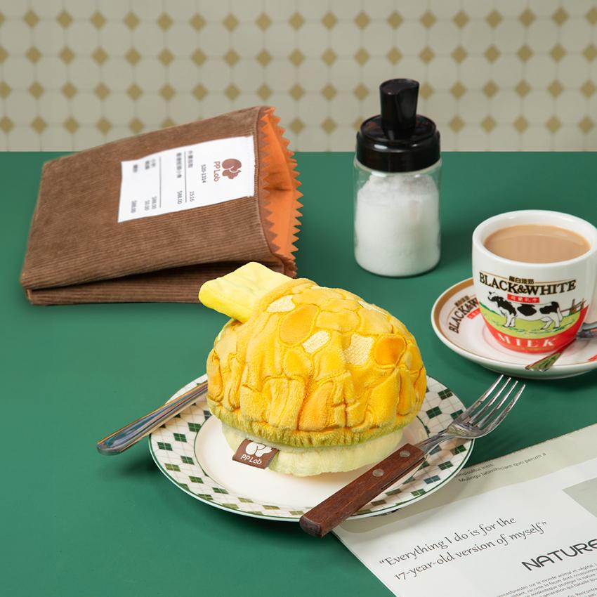 PP LAB - Pineapple Bun with Paper Bag Combo Plush Toy