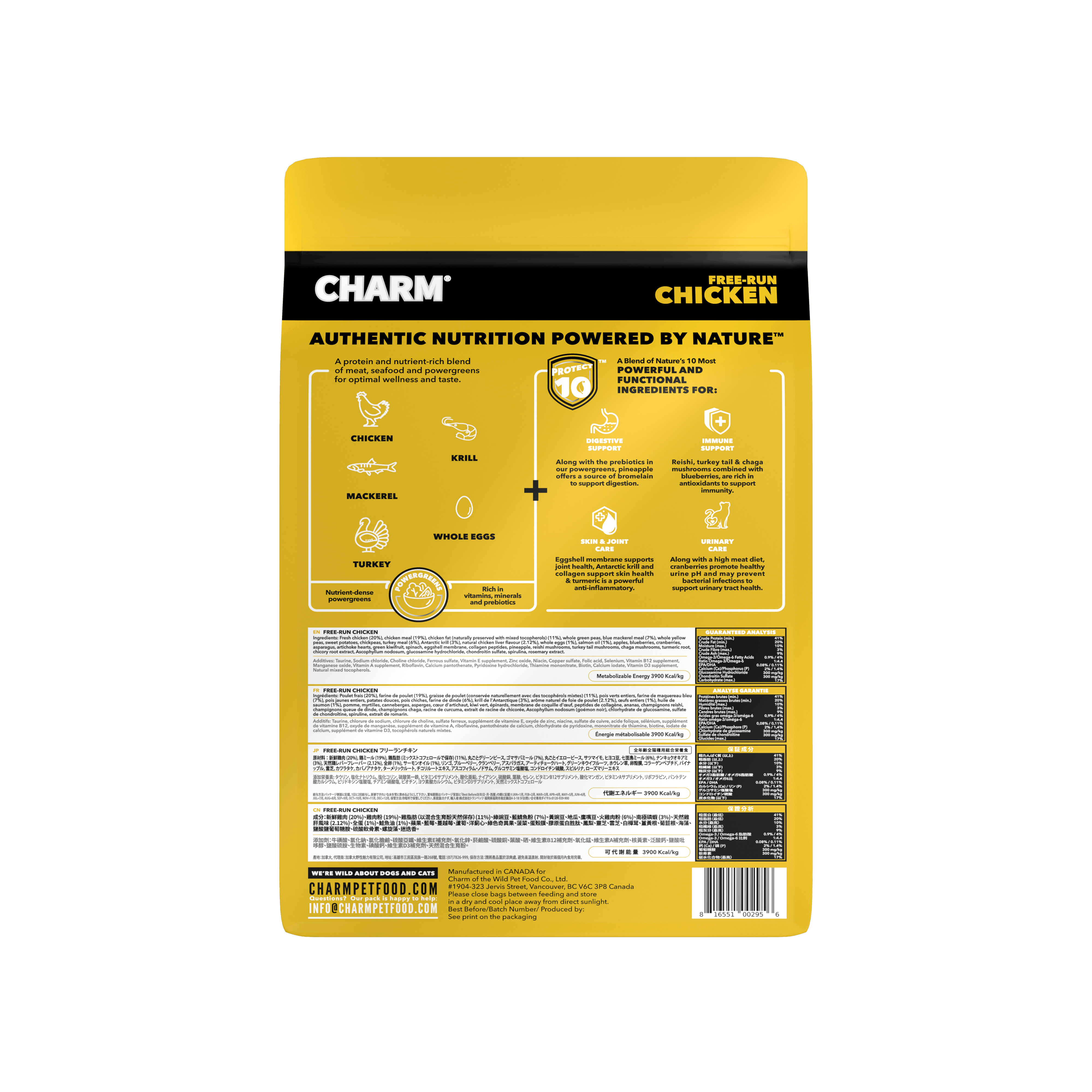 Charm Cat Food - Free-Run Chicken (1.5kg)