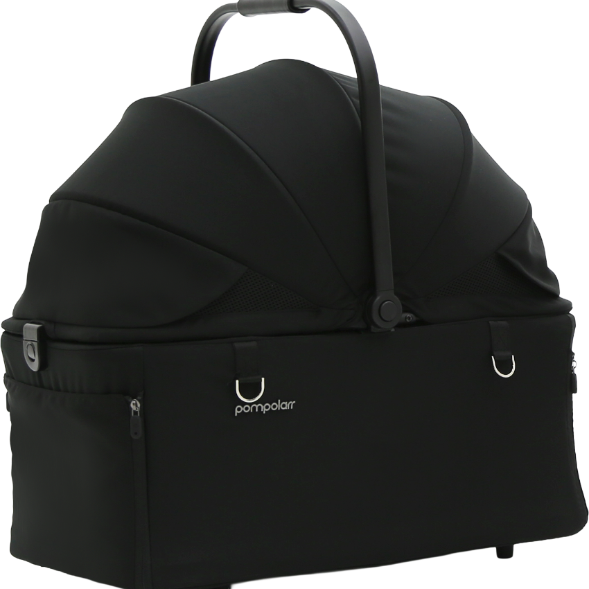 Pompolarr Pet Modu Wagon - Hybrid Detachable Pet Stroller (Black)