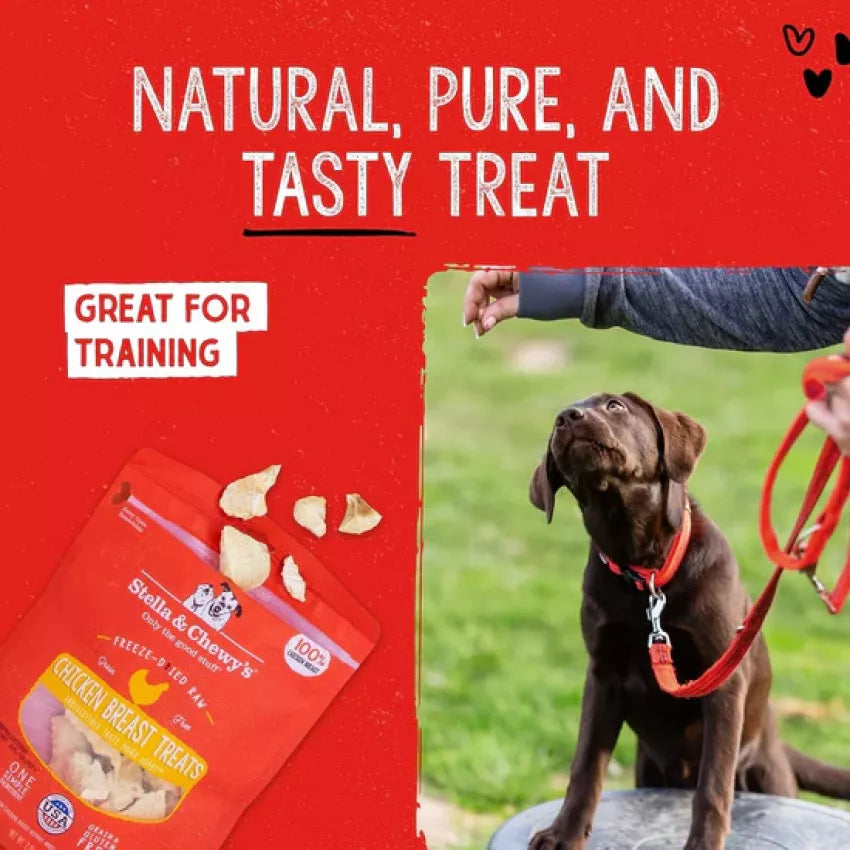 Stella & Chewy's Chicken Breast Freeze-Dried Raw Treats (2.75oz)