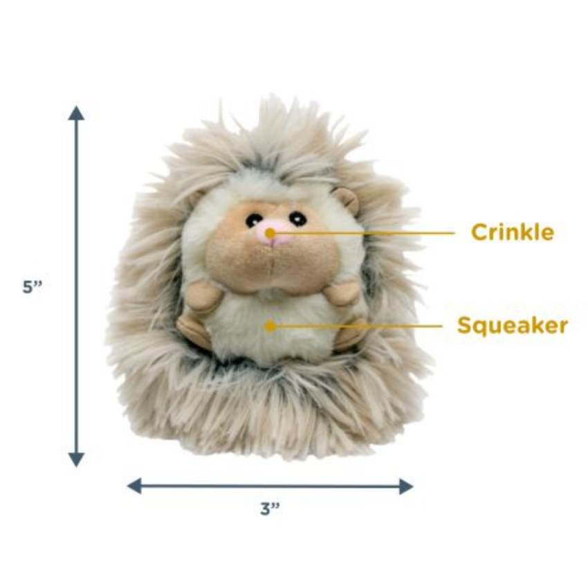 Tall Tails - Plush Toy - Real Feel Fluffy Hedge Hog Squeaker Toy