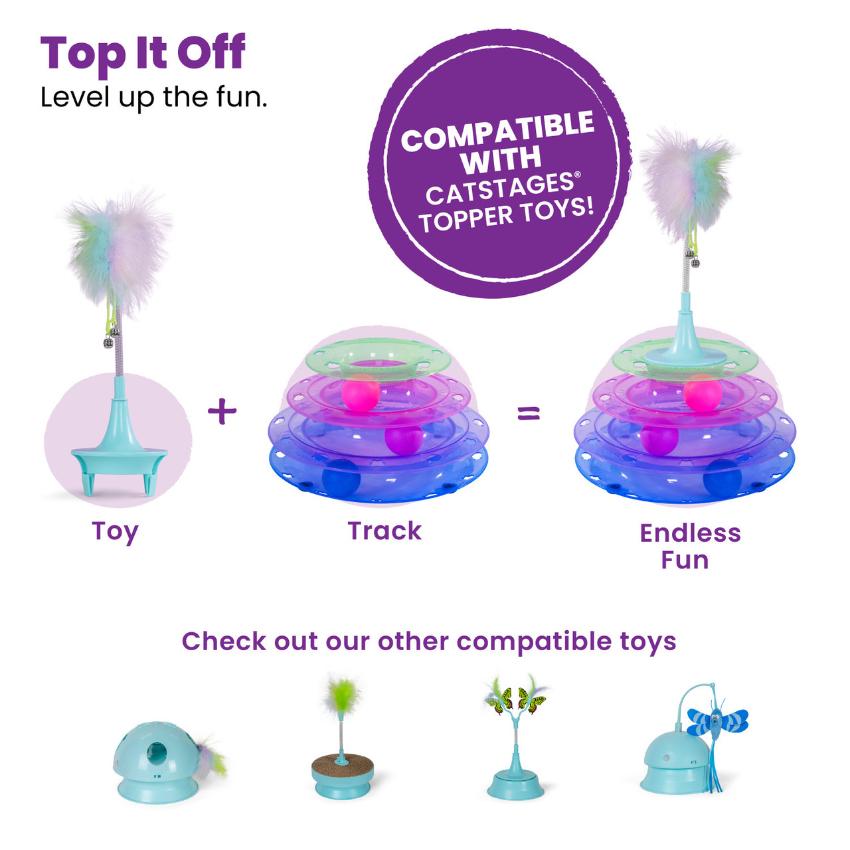 Outward Hound - Catstages Tower of tracks Cat Toy