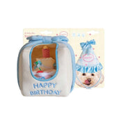 POOZPET Birthday Cake with Hat Snuffle Toy (Blue)