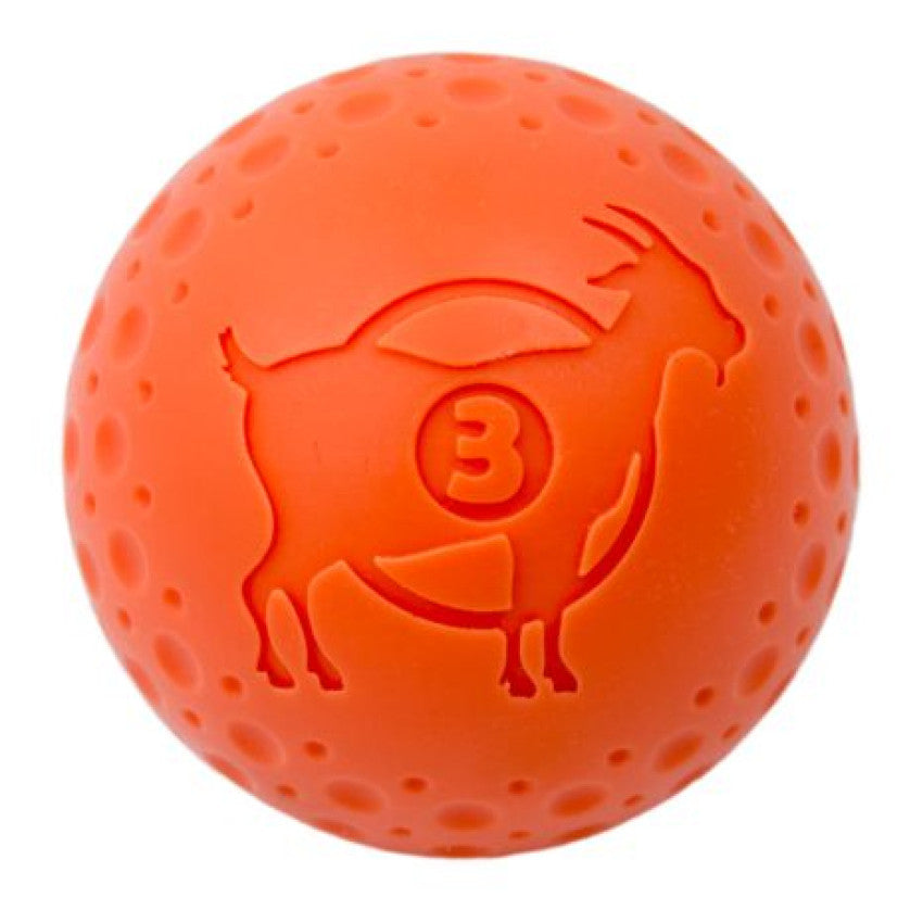 Tall Tails Toy Rubber - G.O.A.T. Ball Medium - 3" Orange