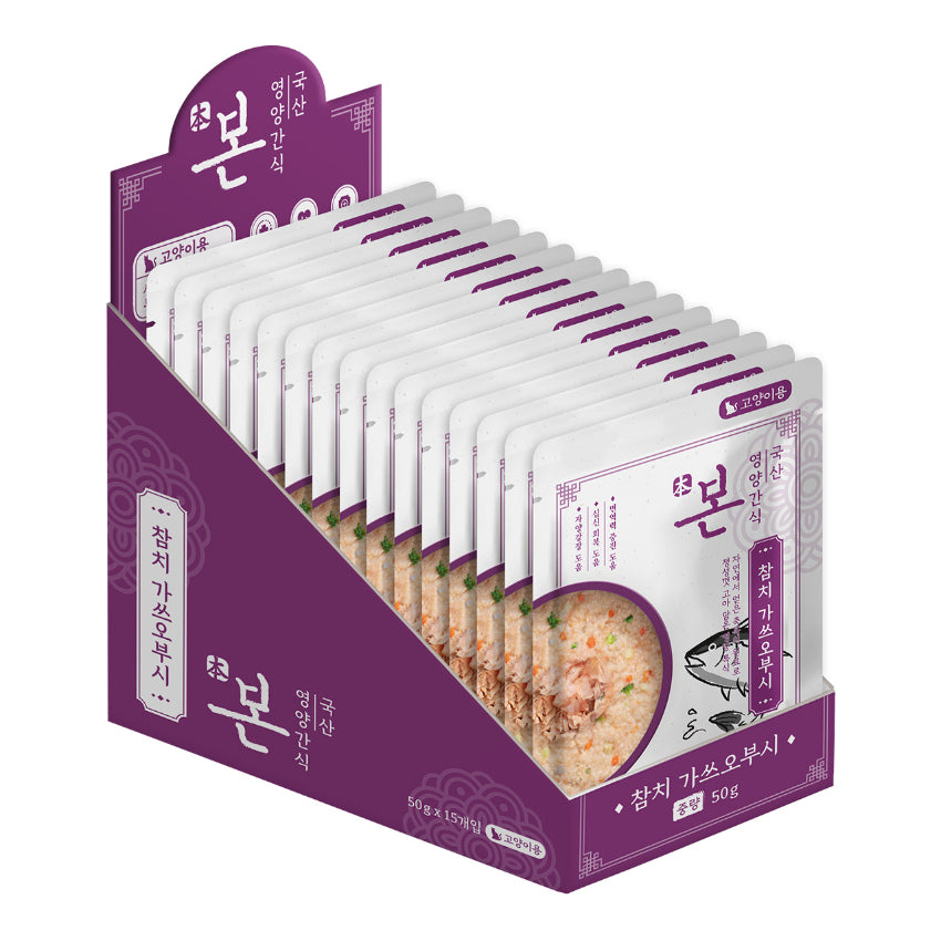 Bon Cat Nutrition Porridge - Tuna & Katsuobushi 50g