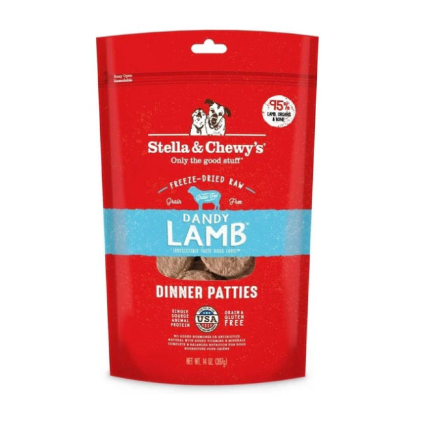Stella & Chewy's Freeze-dried Lamb Dinner Patties 25oz (Authorized merchant by Stella & Chewy's)