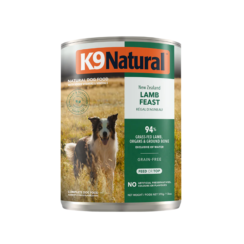 K9 Natural - Lamb Feast Canned Dog Food (370g)