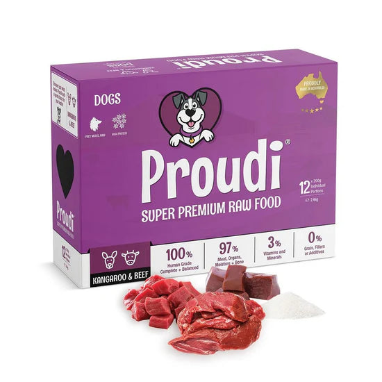 Proudi Dog - Kangaroo & Beef Recipe