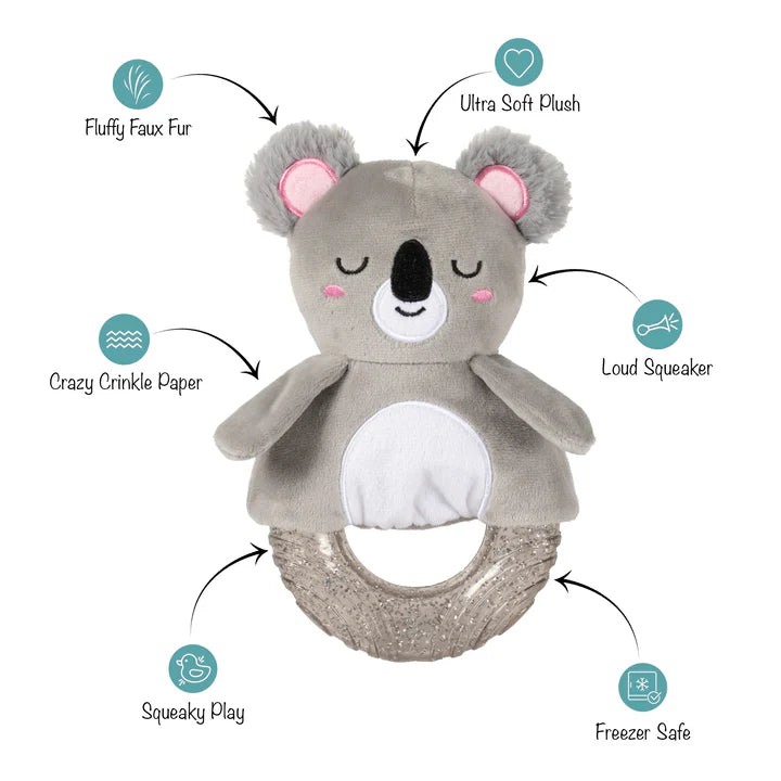 Petshop - KOAL-ITY VIBES ONLY! RUBBER/PLUSH DOG TOY