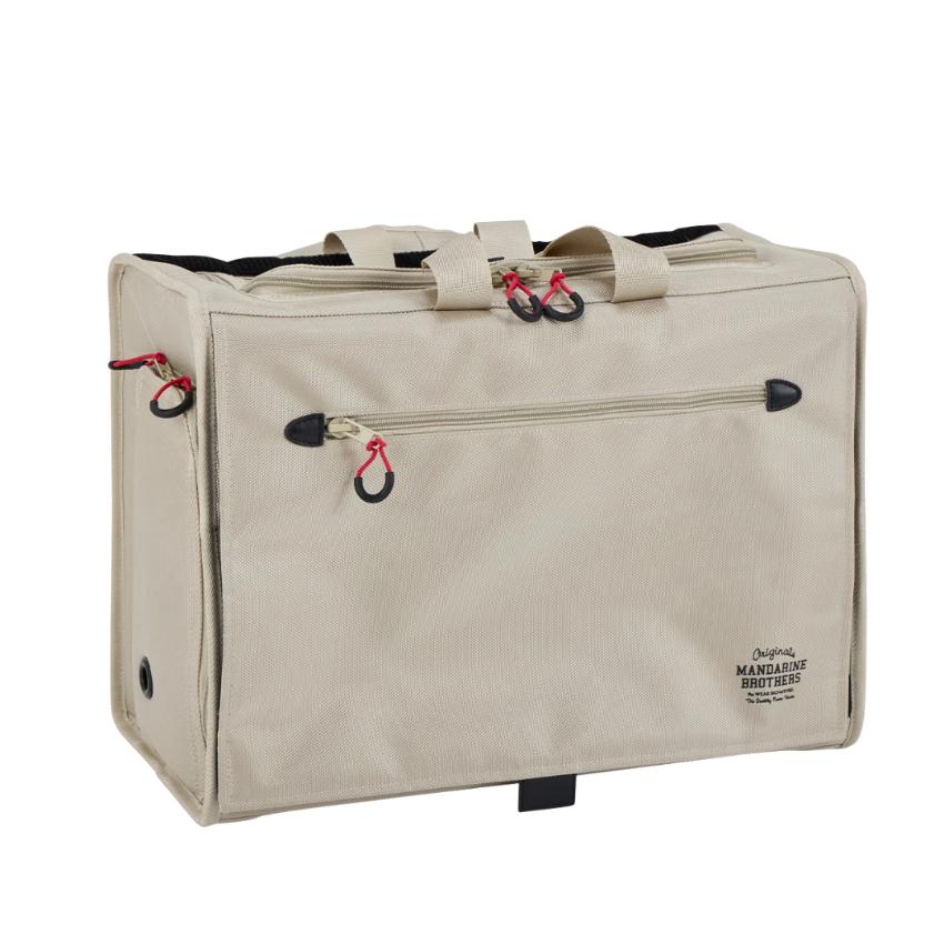 MANDARINE BROTHERS Brixton Carry Backpack - Wide - Light Beige (Size M)