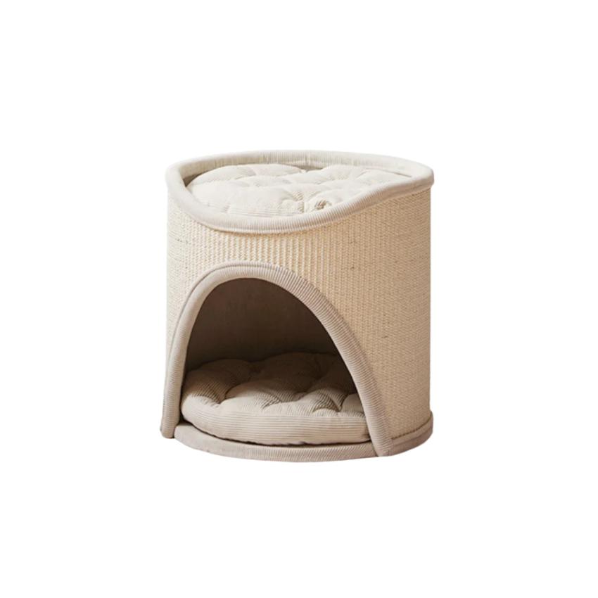 Petsbelle Cat Bed Sofa – Grey (41 × 41 × 40 cm)