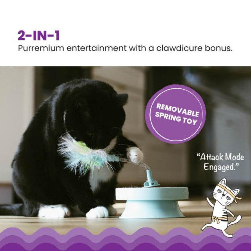 Outward Hound - Catstages 2 in 1 Scratch & Bat Cat Toy