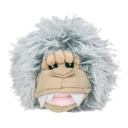 Tall Tails - Plush Toy - Yeti Head w/ Spike Ball Squeaker - 4"