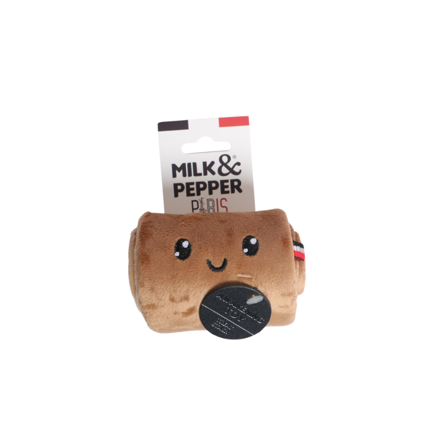 Milk & Pepper Marceau Beige Chocolate Croissant Foraging Toy (9cm)