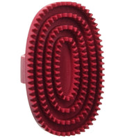 Le Salon Essentials Rubber Curry Grooming Brush with Loop Handle