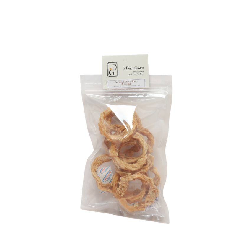 the Dog's Garden - Air Dried Treat - USA Turkey Rings Dog Treats