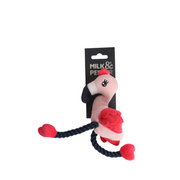 Milk & Pepper Valentina Flamingo Plush Dog Toy (22cm)